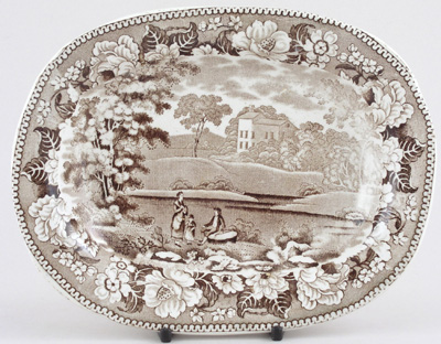 Meat Dish or Platter small c1840